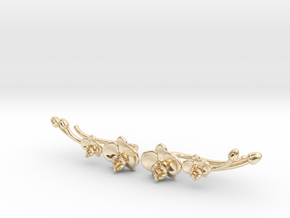 Orchid climber geometric in 9K Yellow Gold 