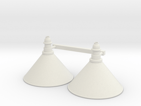 Industrial Lamp 02. 1:9 Scale in White Natural Versatile Plastic