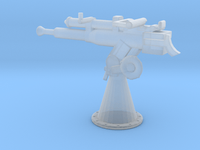 1/74 Scale 3 Inch 23 Cal AA Gun in Tan Fine Detail Plastic