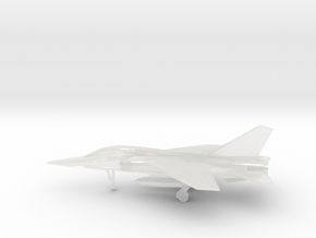 Dassault Mirage F1B in Clear Ultra Fine Detail Plastic: 6mm