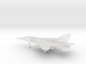 Dassault Mirage F1 (with fuel tank) in Clear Ultra Fine Detail Plastic: 6mm
