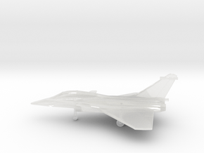 Dassault Rafale B in Clear Ultra Fine Detail Plastic: 6mm