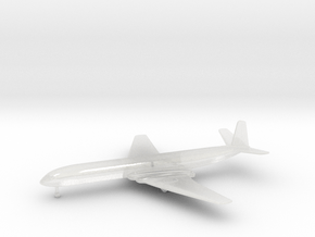 de Havilland DH.106 Comet 4 in Clear Ultra Fine Detail Plastic: 1:600