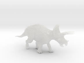 Triceratops - 1/56 (28mm/32mm Tabletop) in Clear Ultra Fine Detail Plastic