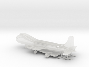 Aviation Traders ATL.98 Carvair in Clear Ultra Fine Detail Plastic: 1:500