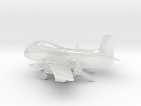 Douglas A2D Skyshark in Clear Ultra Fine Detail Plastic: 1:200