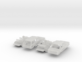 SET 2x Opel Kadett (N 1:160) in Clear Ultra Fine Detail Plastic
