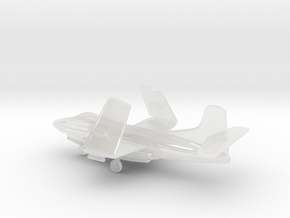 Douglas F3D Skyknight (folded wings) in Clear Ultra Fine Detail Plastic: 6mm