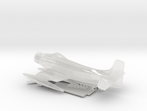 Douglas A-1H Skyraider in Clear Ultra Fine Detail Plastic: 1:200