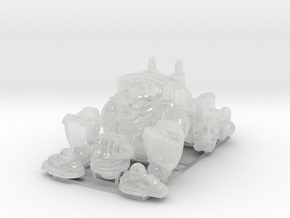 Space Knights Crusader Dreadnought in Clear Ultra Fine Detail Plastic