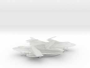 Douglas A3D-2 Skywarrior (folded wings) in Clear Ultra Fine Detail Plastic: 1:500