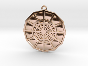 Restoration Emblem 02 Medallion (Sacred Geometry) in 9K Rose Gold 
