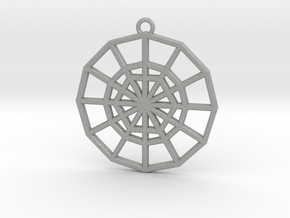 Restoration Emblem 01 Medallion (Sacred Geometry) in Aluminum
