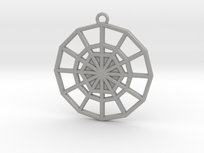Restoration Emblem 03 Medallion (Sacred Geometry) in Aluminum