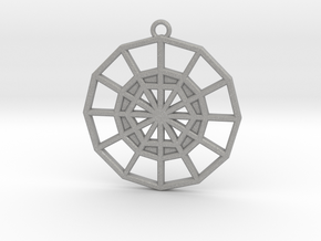 Restoration Emblem 04 Medallion (Sacred Geometry) in Aluminum
