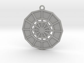 Restoration Emblem 06 Medallion (Sacred Geometry) in Aluminum