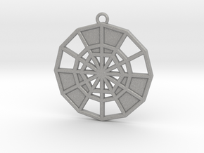 Restoration Emblem 09 Medallion (Sacred Geometry) in Aluminum
