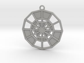 Restoration Emblem 10 Medallion (Sacred Geometry) in Aluminum
