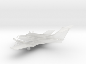 Embraer EMB-121 Xingu in Clear Ultra Fine Detail Plastic: 6mm