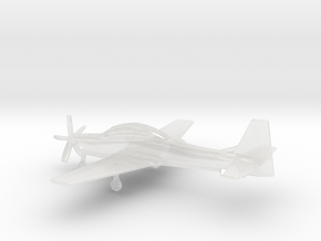Embraer Super Tucano A-29 in Clear Ultra Fine Detail Plastic: 6mm