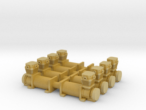 Air compressors 1/24 x8 in Tan Fine Detail Plastic