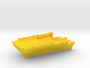 1/350 Bon Homme Richard (CVA-31) Bow Waterline in Yellow Smooth Versatile Plastic