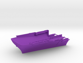 1/350 Bon Homme Richard (CVA-31) Bow Waterline in Purple Smooth Versatile Plastic