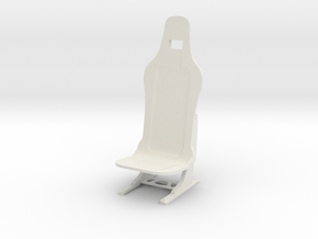Front seat for AS350 Marvelcraft M1:6,7 in White Natural Versatile Plastic