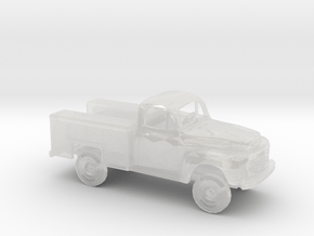 1/87 1948-50 Ford F- Series Utillity Kit in Clear Ultra Fine Detail Plastic
