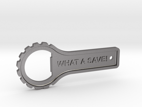 What A Save! Bottle Opener in Processed Stainless Steel 316L (BJT)