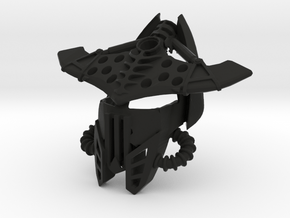 Prototype Kongu mask in Black Smooth Versatile Plastic