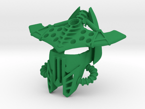 Prototype Kongu mask in Green Smooth Versatile Plastic