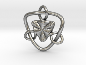 Celtic Knots 09 in Natural Silver