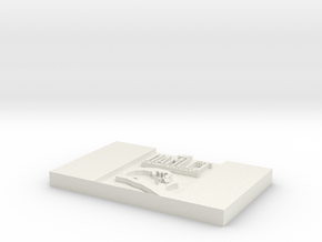 Hamlet by William Shakespeare Plaque in White Natural TPE (SLS)