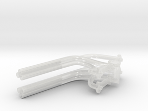 1/16 Olds Shotgun-style Headers in Clear Ultra Fine Detail Plastic