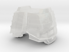 CS V10 Ultimate Pattern Dread Seg Sode Shoulder in Clear Ultra Fine Detail Plastic