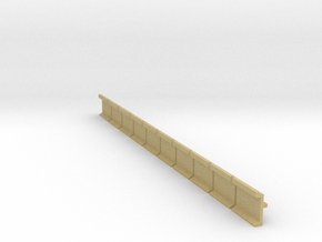 N Scale Platform Wall 10pc in Tan Fine Detail Plastic