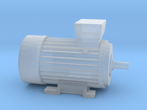 Electric Motor Size 1 in Clear Ultra Fine Detail Plastic