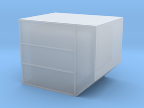 N LD-3 Air Cargo Container 1:160 in Clear Ultra Fine Detail Plastic
