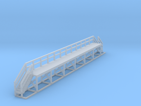 N Scale Train Maintenance Platform DOUBLE STAIRS in Clear Ultra Fine Detail Plastic