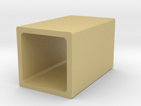 N/H0 Box Culvert (size 1) in Tan Fine Detail Plastic