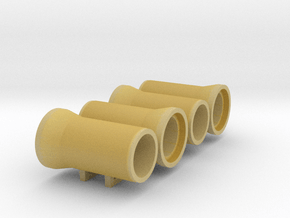 N Sewer pipe "ø1000mm" 4pc in Tan Fine Detail Plastic