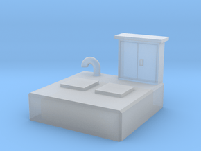 N scale Sewer Pumping Station in Clear Ultra Fine Detail Plastic