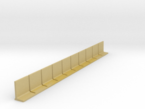 N Scale Retaining Wall 2000mm 10pc in Tan Fine Detail Plastic