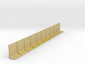 N Scale Retaining Wall 2500mm 10pc in Tan Fine Detail Plastic