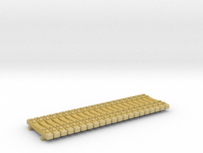 N Scale Concrete Ties Load Single in Tan Fine Detail Plastic