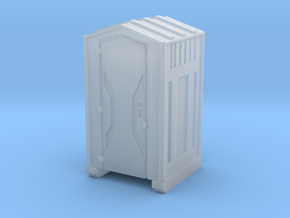 Z Scale Portable Toilet in Clear Ultra Fine Detail Plastic