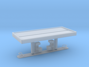 N Scale Gas Station FUD in Clear Ultra Fine Detail Plastic