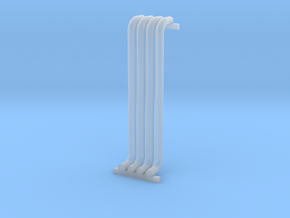 N Scale Pipe Rack Riser 28mm in Clear Ultra Fine Detail Plastic