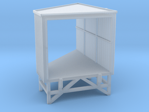 N Angular Dockshelter Right in Clear Ultra Fine Detail Plastic
